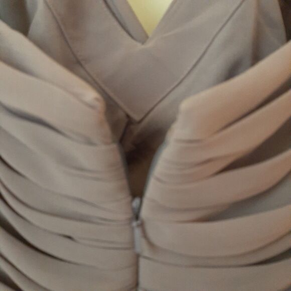 Sz 18 Bill Levkoff Dark Purple Formal Dress 40" total length Prom Bridesmaid - Picture 11 of 14